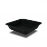 Black square saucer - 14.1 x 14.1cm - 3L