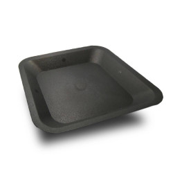 Soucoupe 33,5 x 33,5cm - Carré Noir