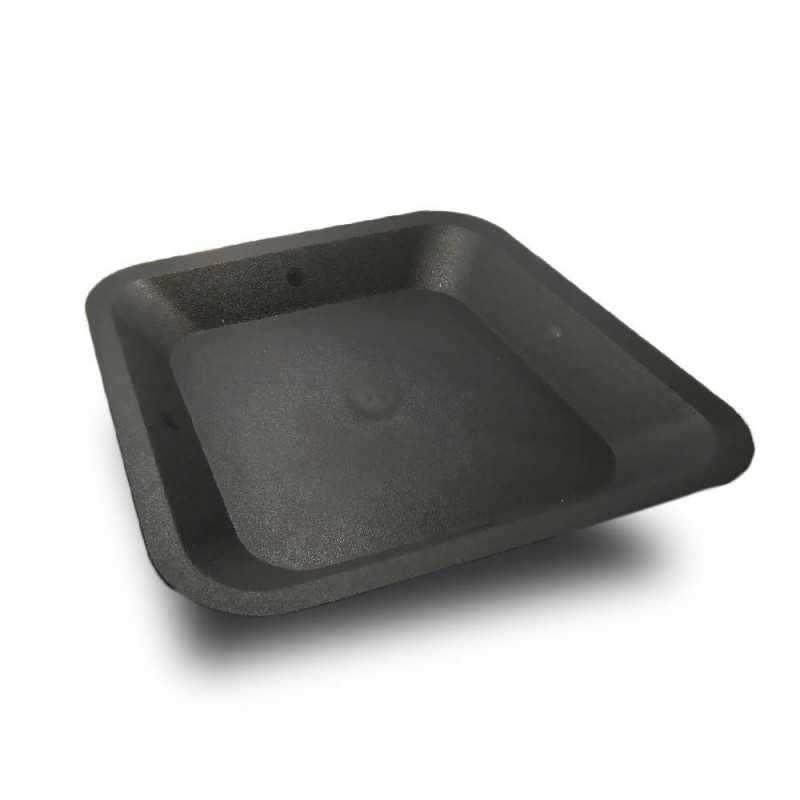 Soucoupe 18.9x 18.9cm - Carrée Noir