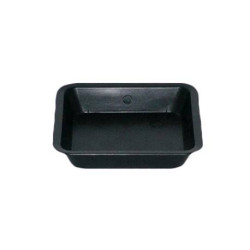 Soucoupe carré noire - 30,5 x 30,5cm - 11L