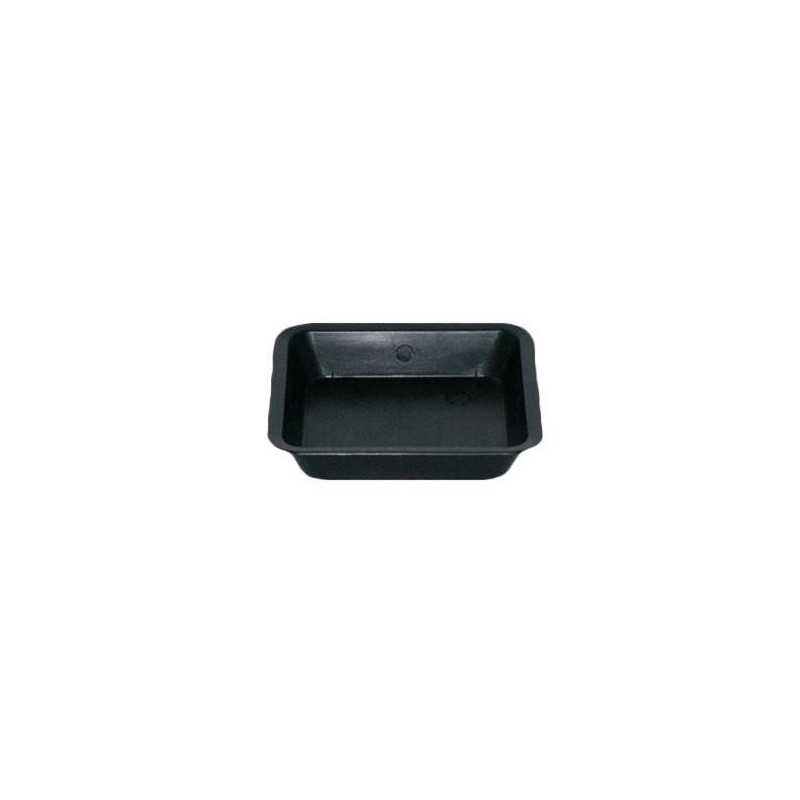 Zwarte vierkante schotel - 30,5 x 30,5 cm - 11L