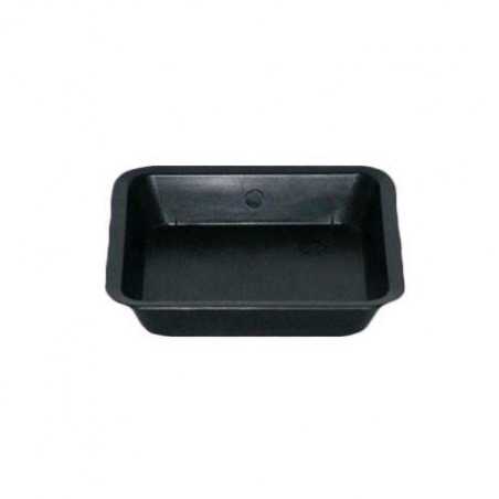 Zwarte vierkante schotel - 30,5 x 30,5 cm - 11L