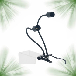 Dubbele CLIP-steun - Flexibel voor E27 LED-tuinbouwlamp