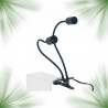 Double Support CLIP - Flexible pour ampoule horticole LED E27