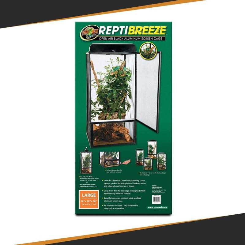 REPTI BREEZE terrarium grillagé 46x46x91cm