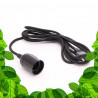 Câble Plug & Play pour ampoule horticole E27