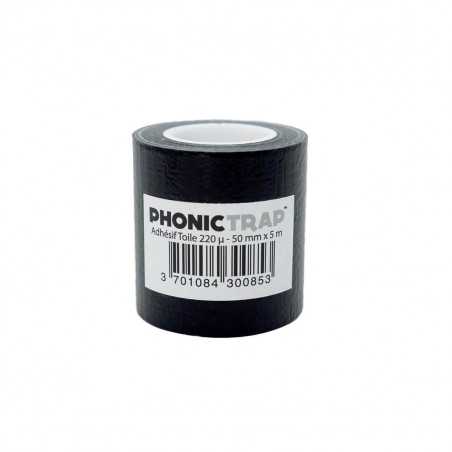Plakband/plakband zwart 220 µ - 50 mm x 5 m - 2