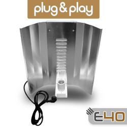 Reflecteur renforcé pour ampoules E40 - Plug & Play