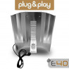 Reflecteur renforcé pour ampoules E40 - Plug & Play