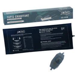 Tapis Chauffant - Rodwin - 105W - 120x53cm - Variateur de température  - 1