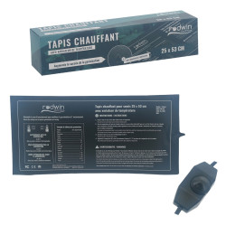 Heating mat - Rodwin - 20W - 25x53cm - Temperature dimmer  - 1