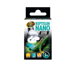 Nano UVB lamp - REPTISUN - 5W - GEZOOMD