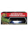 Lighting ramp for compact fluorescent bulbs or bulbs - NATURALISTIC TERRARIUM HOOD - ZOOMED