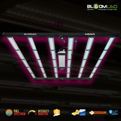 SpectraWILD M650 – Vollspektrum-LED-Gartenbaubalken – 650 W – 120 x 120 – Samsung