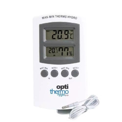 Hydro Digital Premium Thermometer – Optithermo Temperatur- und Luftfeuchtigkeits-Außensonde