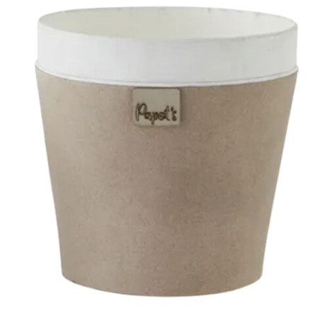 Garance Cache-Pot Taupe Ø18 Papot's