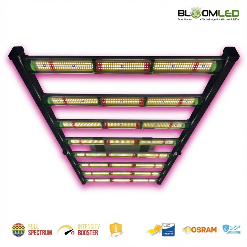 SpectraWILD M420 - Vollspektrum-LED-Gartenbaubalken - 420W - 120x60 - Samsung