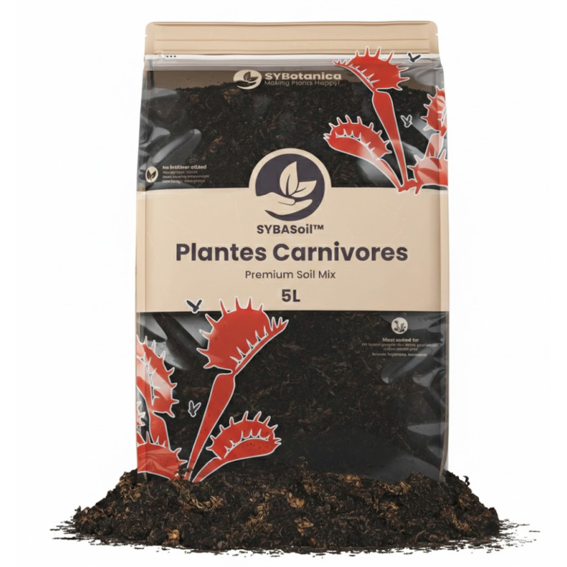 Vleesetende Planten Mix 5L - SYBASoil substraat