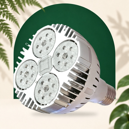 SpectraBULB X30 - Ampoule horticole LED blanche pour terrariums  - 30W - LEDs OSRAM - E27