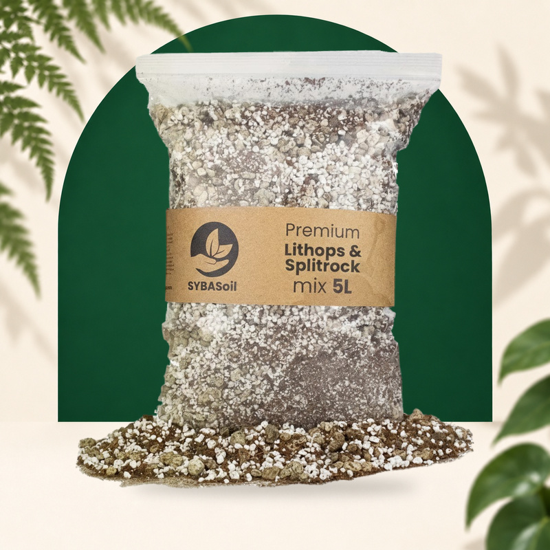 Lithops & Splitrock Mix 5L - SYBASoil substraat