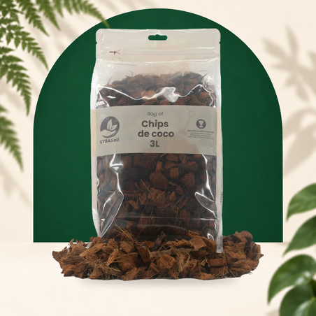 Coconut Husk Chips 3L - SYBASoil substrate