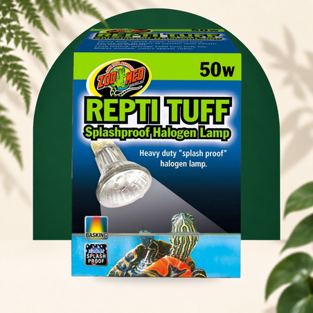 Repti Tuff Splashproof Halogen Lamp 50,75,90W