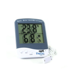 Thermomètre Hydro Digital Premium - Sonde Extérieure Température et Humidité Optithermo