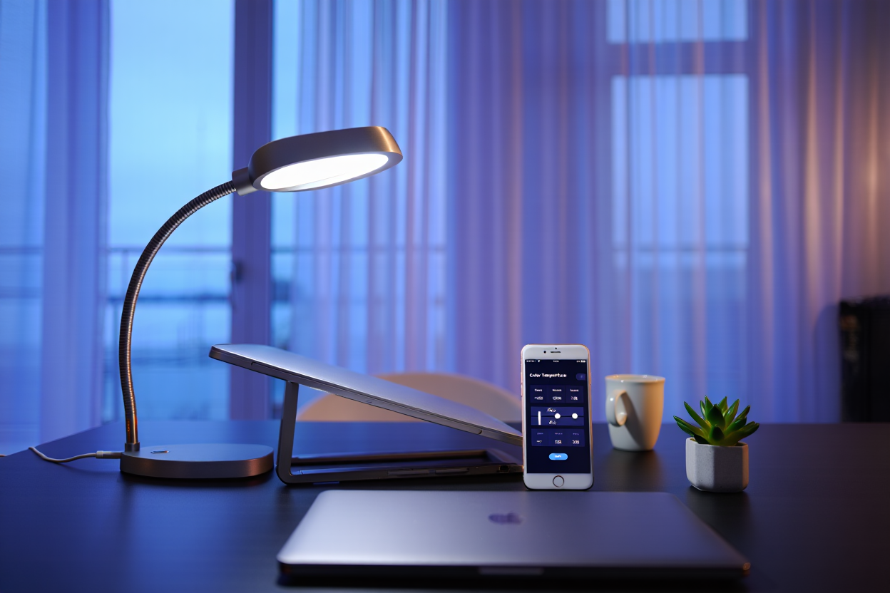 Luminaire connecté contrôle intelligent