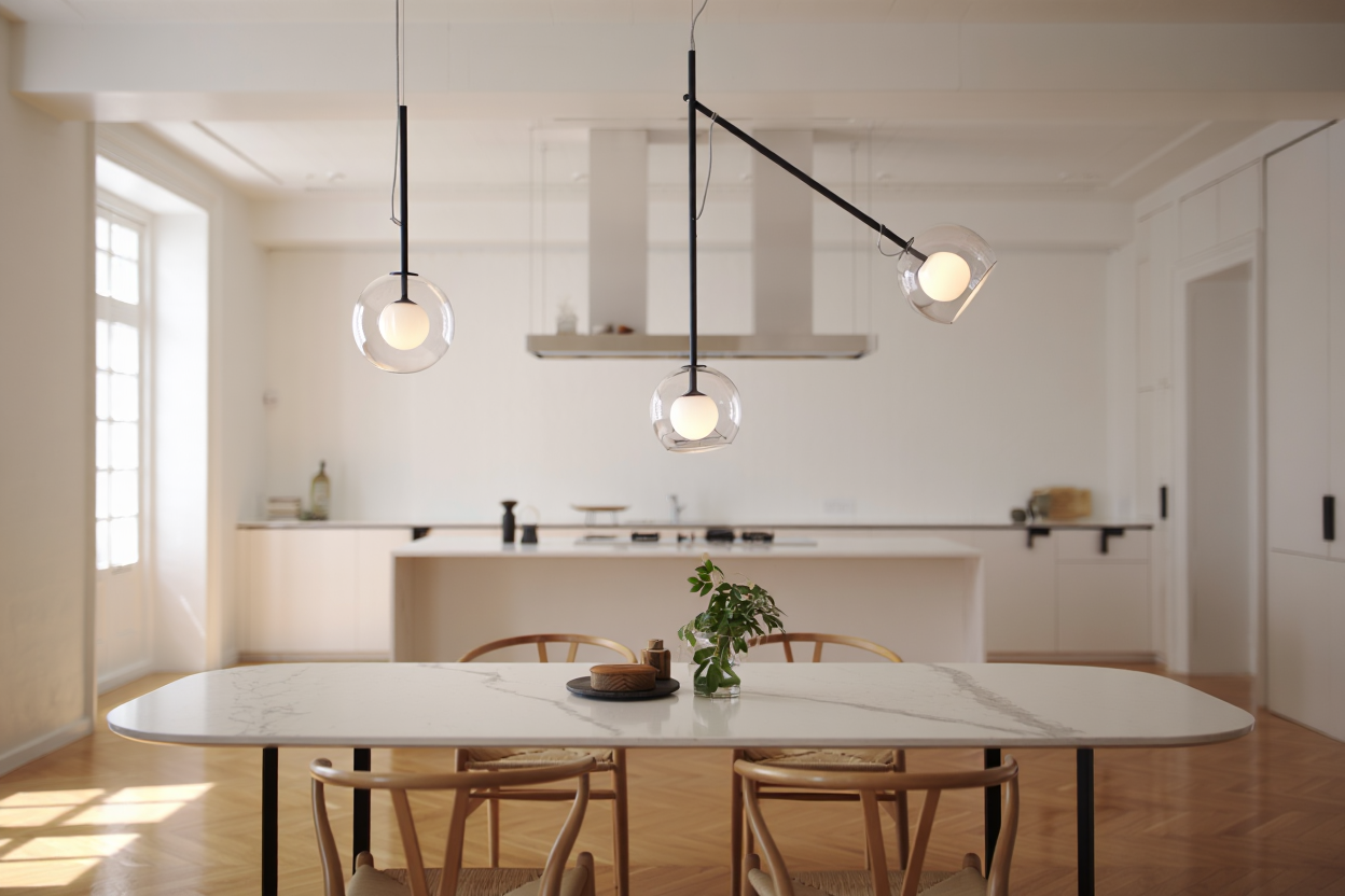 Suspension modulable design contemporain