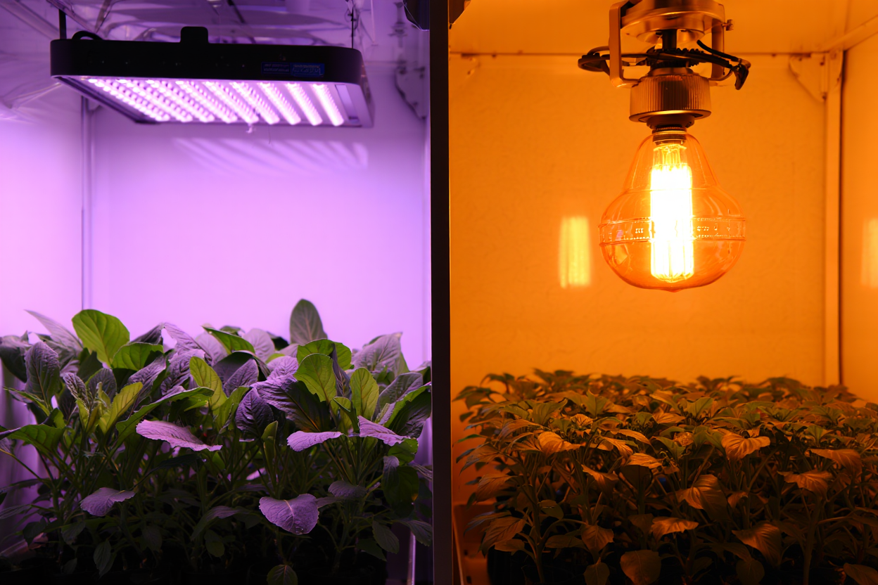 Comparaison LED vs HPS en culture indoor