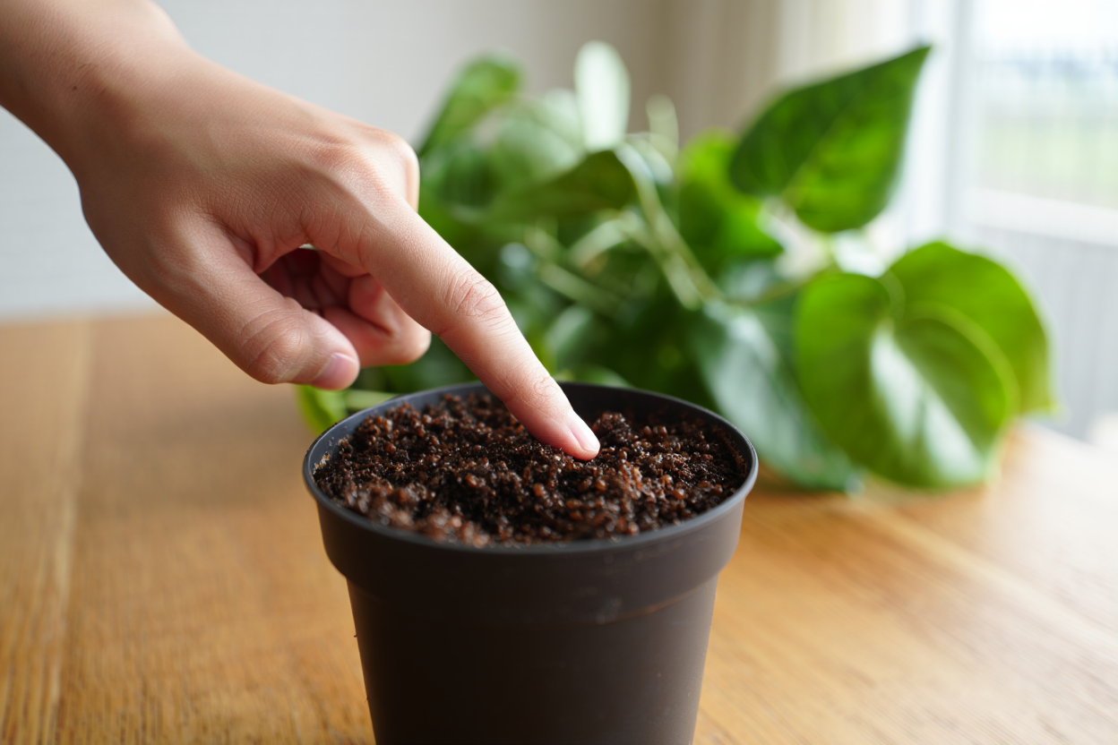 Vérification humidité du substrat