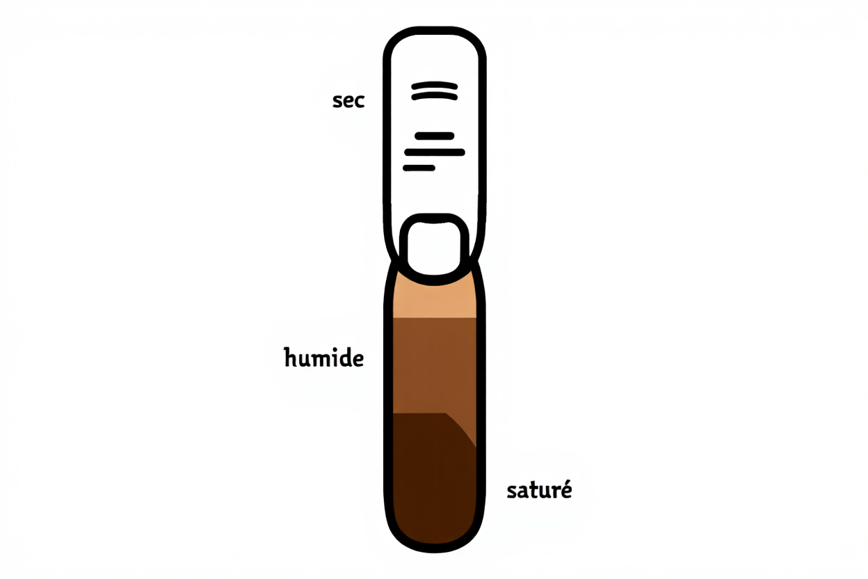 Test d'humidité du substrat