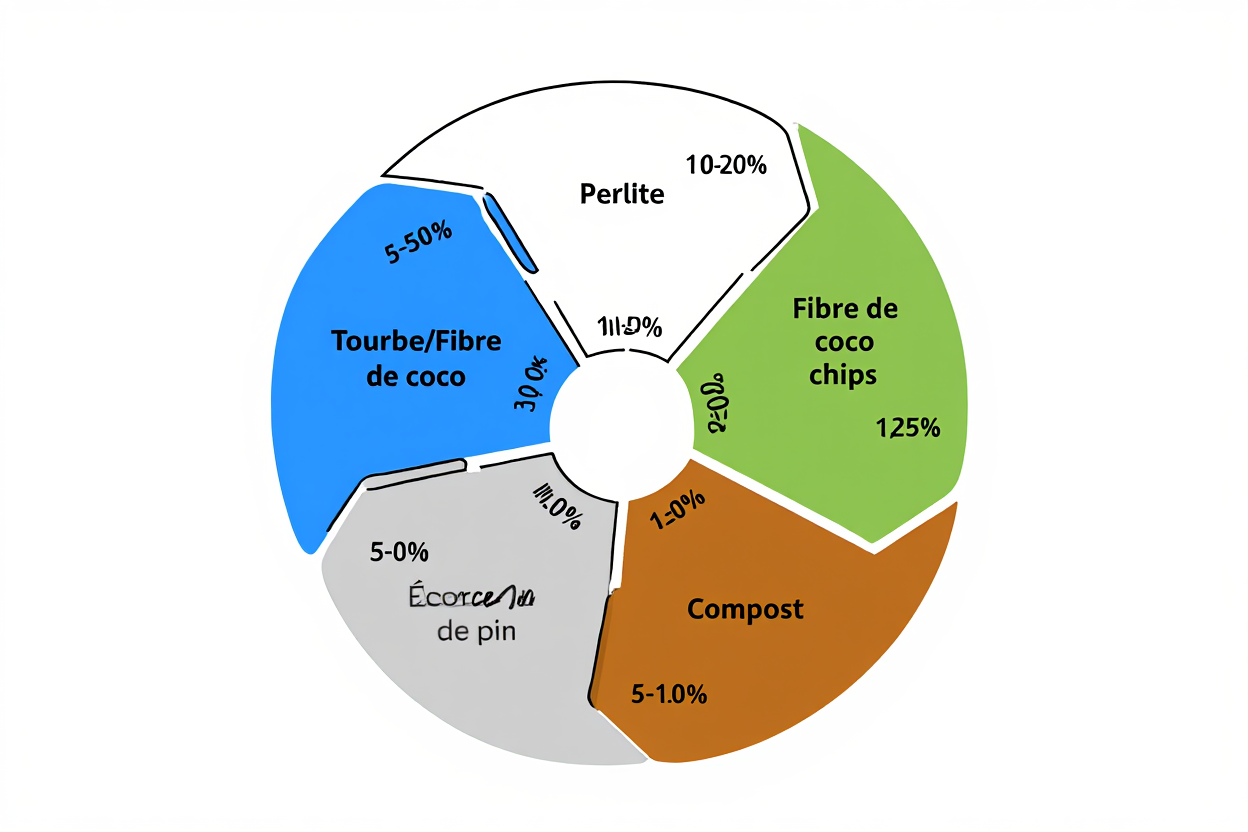 Composition idéale du terreau tropical