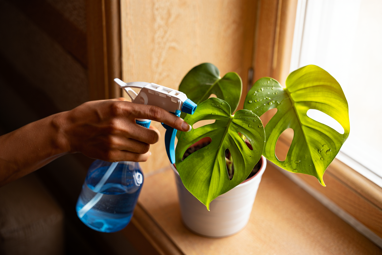 Arrosage et soin des plantes tropicales
