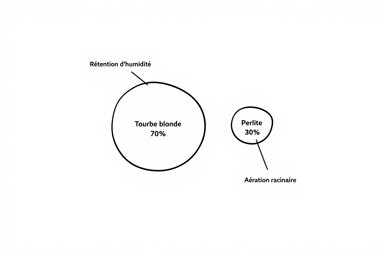 Composition du substrat idéal