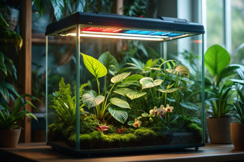 Lampe LED pour plantes tropicales : croissance optimale